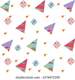 Design background using symbols of geometry 
