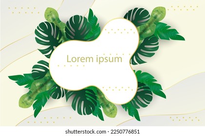 design background with various kinds of leaves eps 10