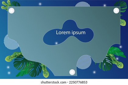 fondo de diseño con varios tipos de hojas eps 10