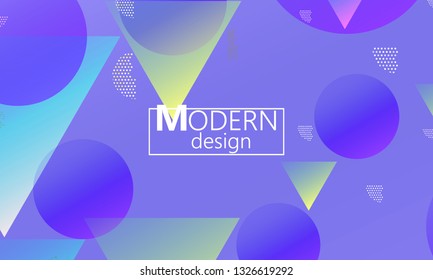 Design backgrounds element. Creative colorful wallpaper. Trendy gradient poster. Minimal abstract cover design. Vector illustration.