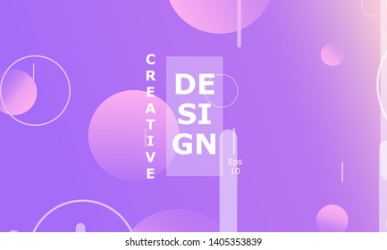 Design backgrounds element. Creative colorful wallpaper. Trendy gradient poster. Minimal abstract cover design. Vector illustration.