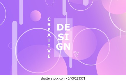 Design backgrounds element. Creative colorful wallpaper. Trendy gradient poster. Minimal abstract cover design. Vector illustration.