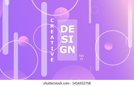 Design backgrounds element. Creative colorful wallpaper. Trendy gradient poster. Minimal abstract cover design. Vector illustration.