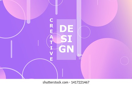 Design backgrounds element. Creative colorful wallpaper. Trendy gradient poster. Minimal abstract cover design. Vector illustration.