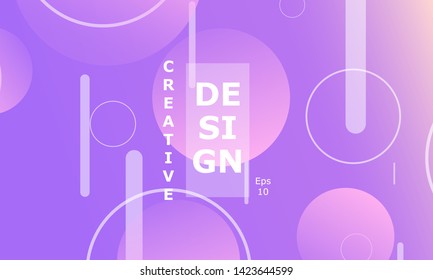 Design backgrounds element. Creative colorful wallpaper. Trendy gradient poster. Minimal abstract cover design. Vector illustration.