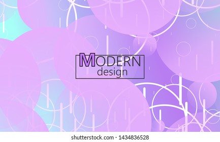 Design backgrounds element. Creative colorful wallpaper. Trendy gradient poster. Minimal abstract cover design. Vector illustration.