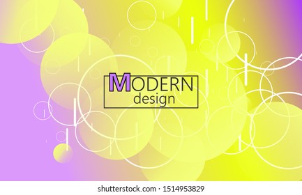 Design backgrounds element. Creative colorful wallpaper. Trendy gradient poster. Minimal abstract cover design. Vector illustration.