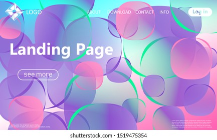 Design backgrounds element. Creative colorful wallpaper. Trendy gradient poster. Minimal abstract cover design. Vector illustration.