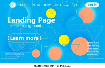 Design backgrounds element. Creative colorful wallpaper. Trendy gradient poster. Minimal abstract cover design. Vector illustration.