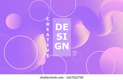Elemento de fondos de diseño. Papel pintado de color creativo. Afiche de diseño degradado. Diseño abstracto mínimo de la tapa. Ilustración vectorial.