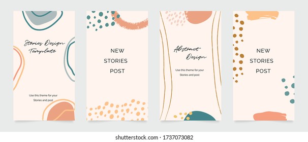 Design Hintergrund für Social Media Post und Geschichten. Fotorahmenvorlage für Shop , Mode, Blog, Web-Anzeigen. Trendige Memphis-Designabdeckung. Abstrakte Form mit minimalem Design. Vector-Abbildung.