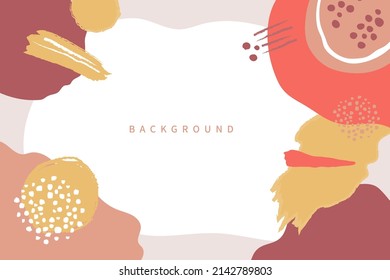 Design backgrounds. watercolor paint stroke background vector illustration