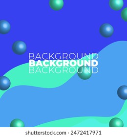 design backround with effect of some abstract 3d balls