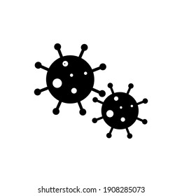 The design of the bacteria medicines and health glyph icon pack vector illustration, this vector is suitable for icons, logos, illustrations, stickers, books, covers, etc.