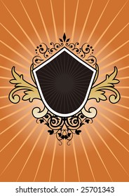 The design of badge.
