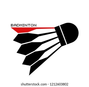 Design of badminton ball symbol