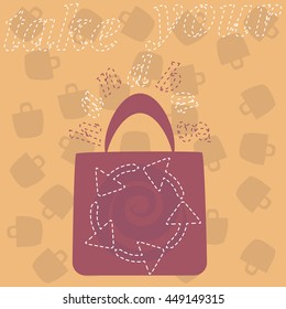 design bags with arrows