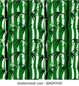 Design of Bamboo seamless pattern vector graphic