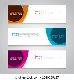 Design Banner. Abstract Background. Modern Web Template