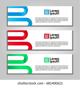 design banner abstract web template