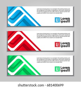 design banner abstract web template