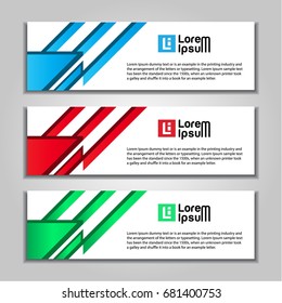 design banner abstract web template