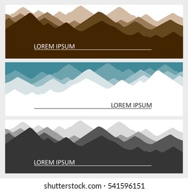design Banner background. Vector Illustration