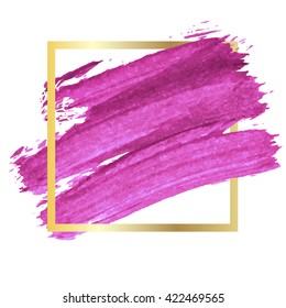 design banner, flayers, leaflets strokes of paint and frame