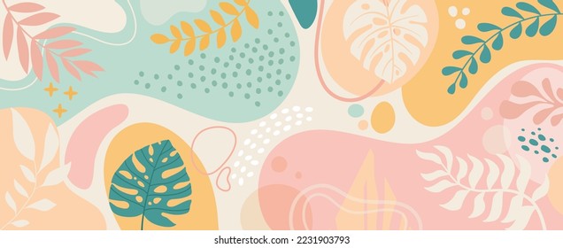 Design banner frame background .Colorful poster background vector illustration.