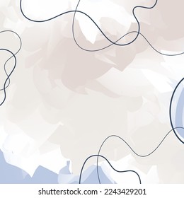 Design banner frame background .Colorful background vector illustration.branches,art print for beauty, fashion and natural products,wellness, wedding and event.