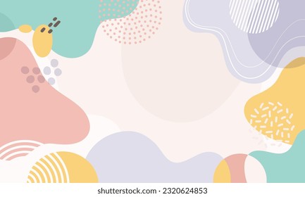 Design banner frame background .Colorful poster background vector illustration.