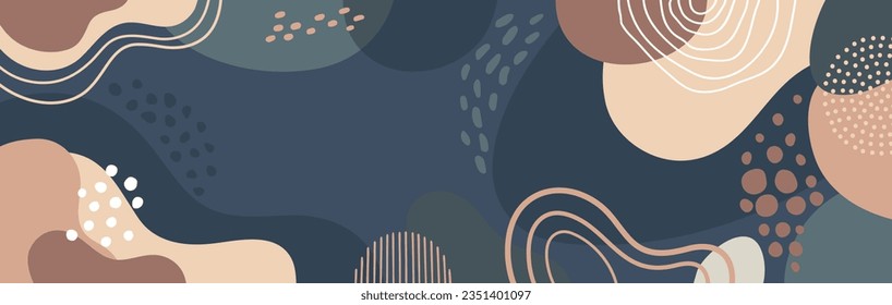 Design banner frame background .Colorful poster background vector illustration.Exotic plants, branches,art print for beauty, fashion and natural products,wellness, wedding and event.