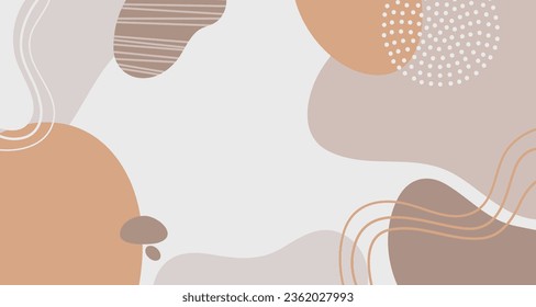 Diseño del fondo del marco de la pancarta.Colorida ilustración vectorial de fondo de afiches.Plantas exóticas, ramas, arte impreso para belleza, moda y productos naturales, wellness, boda y evento.