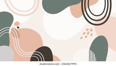 Diseño del fondo del marco de la pancarta.Colorida ilustración vectorial de fondo de afiches.Plantas exóticas, ramas, arte impreso para belleza, moda y productos naturales, wellness, boda y evento.