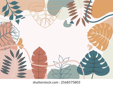 Design banner frame background .Colorful poster background vector illustration