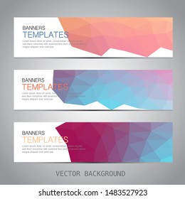 Design banner modern template. vector background