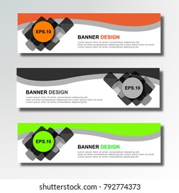 Design banner modern template. vector illustration