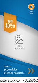 Design  banner template for computer, web or print graphic.