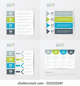 design banner template   green, blue, gray color