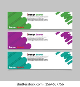 Design banner web template vector abstract