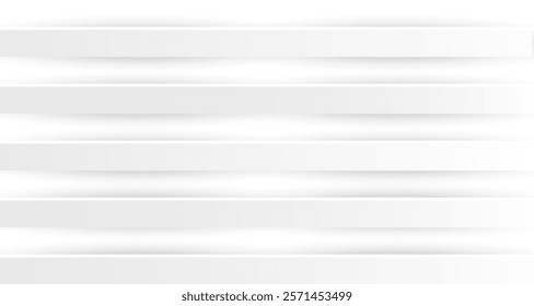Design for banner with white background and beautiful abstract pattern. Dynamic curve line and wave elegant graphic design.