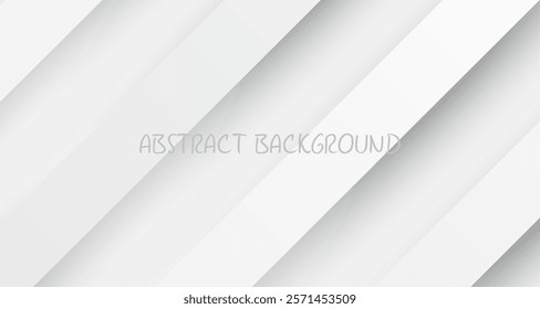 Design for banner with white background and beautiful abstract pattern. Dynamic curve line and wave elegant graphic design.