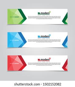 Design Banner.Abstract Background.Modern Web Template. Vector