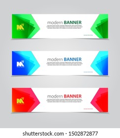 Design Banner.Abstract Background.Modern Web Template. Vector