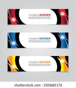 Design Banner.Abstract Background.Modern Web Template. Vector
