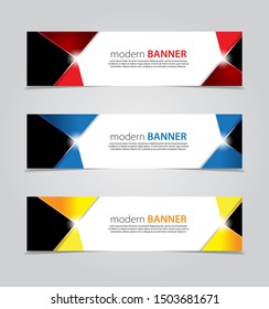 Design Banner.Abstract Background.Modern Web Template. Vector