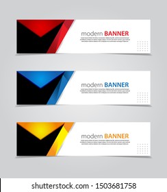 Design Banner.Abstract Background.Modern Web Template. Vector