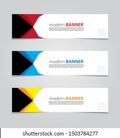 Design Banner.Abstract Background.Modern Web Template. Vector