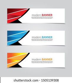 Design Banner.Abstract Background.Modern Web Template. Vector