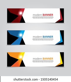 Design Banner.Abstract Background.Modern Web Template. Vector